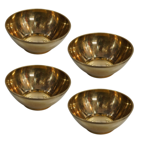 Brass Bowls for Pooja 120g Pack of 4