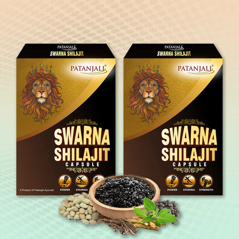 Patanjali Swarna Shilajit Capsule 750 MG (Pack of 2)