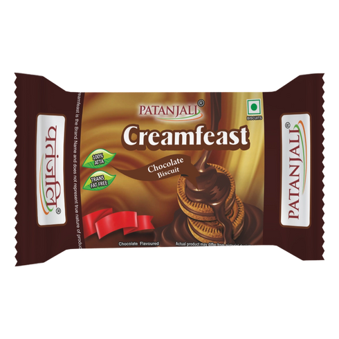 Patanjali Cream Feast Chocolate Biscuit 32.5g