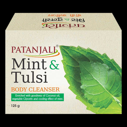 Patanjali Mint Tulsi Body Cleanser Soap