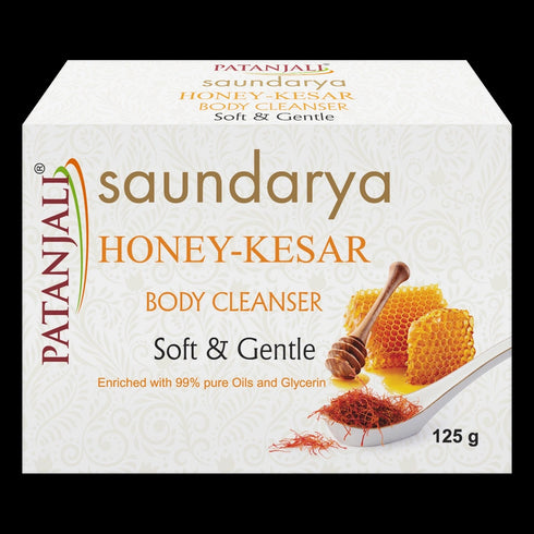 Patanjali Saundarya Honey-kesar Body Cleanser|125g