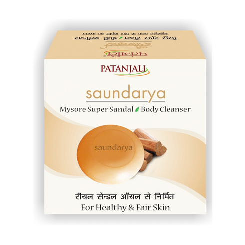 Patanjali Saundarya Mysore Super Sandal Body Cleanser 75g