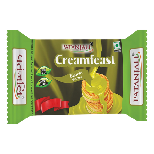 Patanjali Creamfeast Elaichi Biscuit|32g