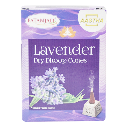 Patanjali Aastha Lavender Dry Dhoop Cone