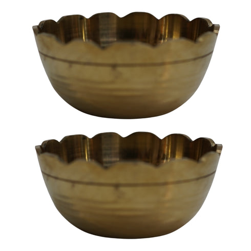 Brass Bowls for Prasadam 26g Pack of 2