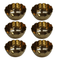 Brass Bowls for Prasadam 26g Pack of 6