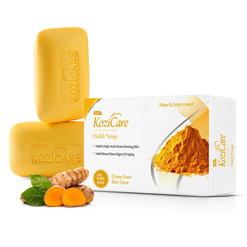 Kozicare Skin Whitening Soap with Turmeric/ Kojic Acid & Glutathione Soap 75g