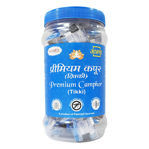 Patanjali Aastha Premium Camphor (Tikki) Jar