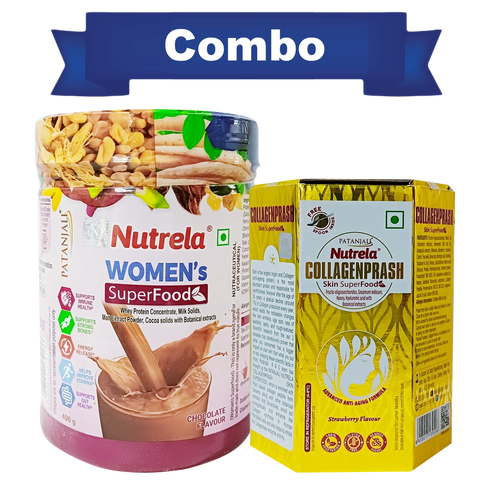 Patanjali Combo Pat. Nutrela Women Superfood + Collagenprash (400G+400G)