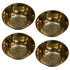 Brass Bowls With Flora Design 43g Pack of 4