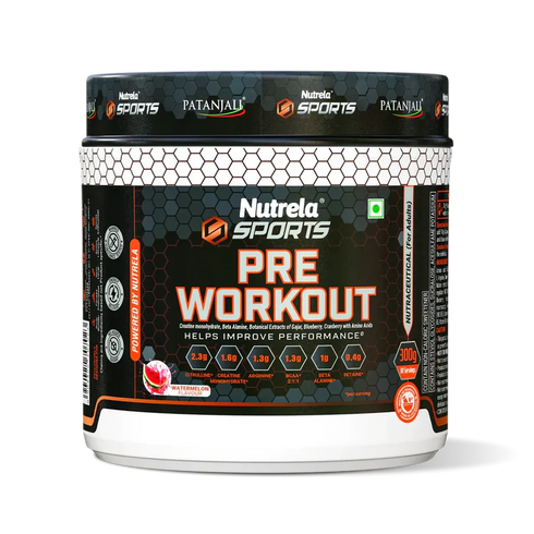 Patanjali Nutrela Sports Pre-Workout (Watermelon)