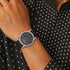 Titan Workwear Blue Dial Analog with Day and Date Leather Strap watch for Men