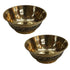Brass Bowls With Flora Design 51g Pack of 2