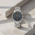 Titan Workwear Blue Dial Quartz Multifunction Stainless Steel Strap watch for Men