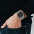 Titan Workwear Black Dial Analog with Date Stainless Steel Strap Watch for Men