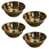 Brass Bowls With Flora Design 51g Pack of 4