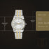 Titan Metal Silver Analog with Day and Date Stainless Steel Strap Watch for Men