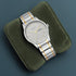Titan Lagan White Dial Analog with Day and Date Metal Strap Watch for Men