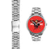 Style Make Ilayathalapathy Vijay Designed Silver Watch Imported Stainless Steel Metal High Quality