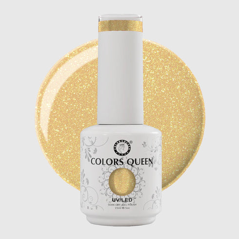 Colors Queen UV LED Soak Off Gel Polish - Glitter Nail Colors | 15 ML