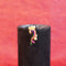 22 Carat Gold Stone Studded Nose Pin With Green Red And White Stones|Mukkera 1.77g by Mahita Collections