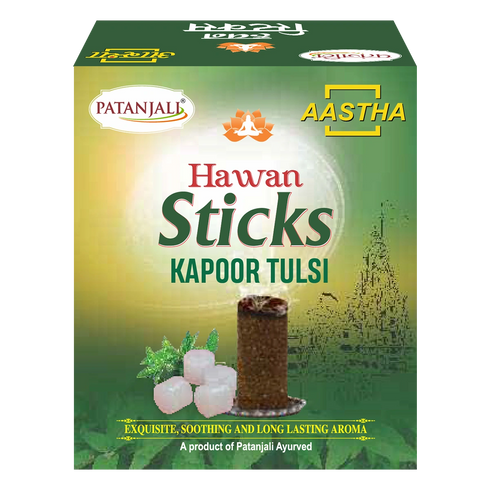 Patanjali Aastha Hawan Stick Kapoor Tulsi-20 N