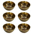 Brass Bowls With Design 59g Pack of 6