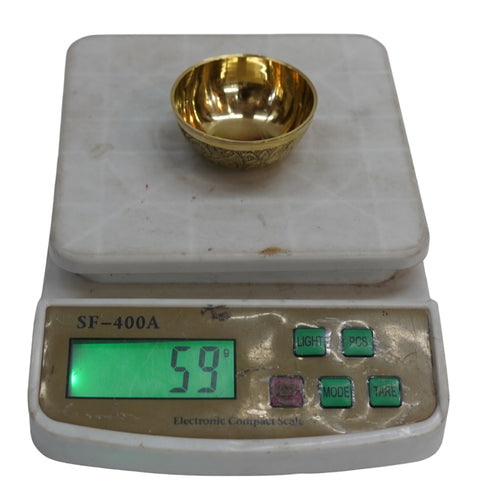 Brass Bowls With Design 59g Pack of 6
