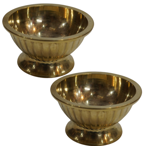 Brass Dessert Bowl 101g Pack of 2