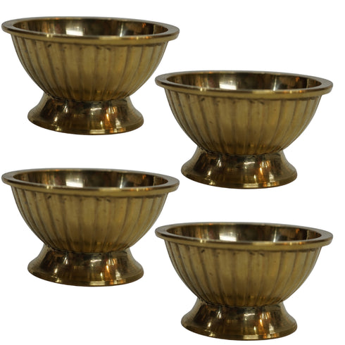 Brass Dessert Bowl 101g Pack of 4