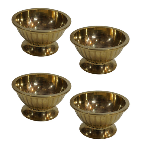 Brass Dessert Bowl 101g Pack of 4