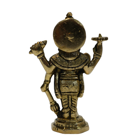 Brass Standing Vishnu Idol 338g