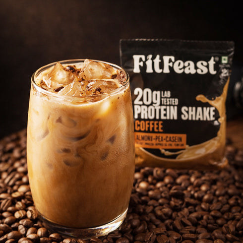 Fitfeast Protein Sachet - Coffee Flavour (Pack of 1)