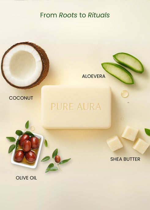 Pure Aura 10% Coconut Baby Soap