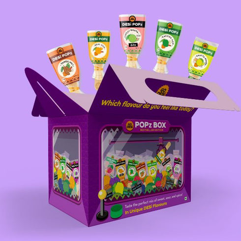 Go Desi POPz Gift Basket 6 variants Natural with Jaggery
