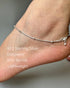 Arkaye Jewels Poesia Anklet