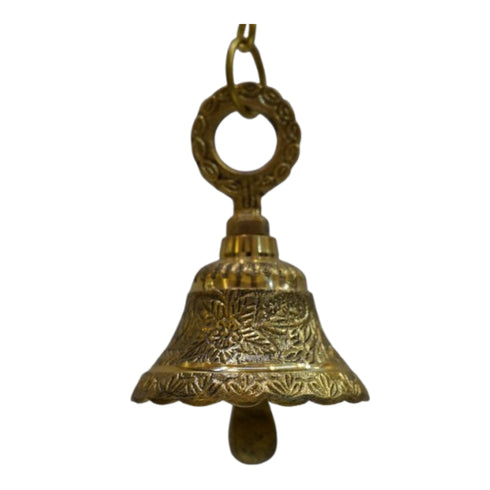 Brass Colored Hanging Bell 327g