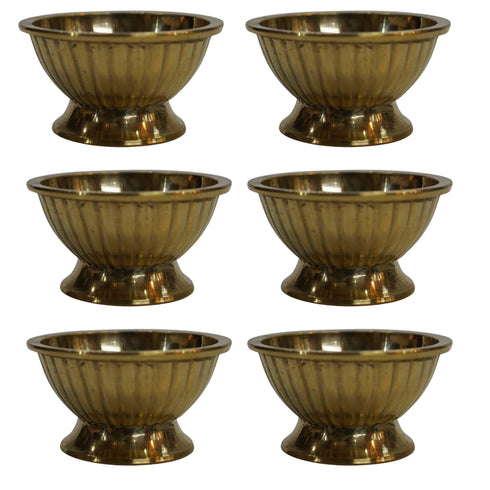 Brass Dessert Bowl 101g Pack of 6