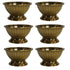 Brass Dessert Bowl 101g Pack of 6