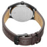 Titan Men's Minimalist Zen Watch Black: Sleek Leather Strap with Contrast Hands
