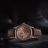 Titan Neo Basics Analog with Gray Dial Gray Leather Strap Watch for Men (Model 1802QL02)