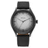 Titan Neo Basics Analog with Gray Dial Gray Leather Strap Watch for Men (Model 1802QL04)
