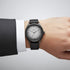 Titan Neo Basics Analog with Gray Dial Gray Leather Strap Watch for Men (Model 1802QL04)
