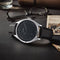 Titan Workwear Quartz Analog Black Dial Black Leather Strap Watch For Men