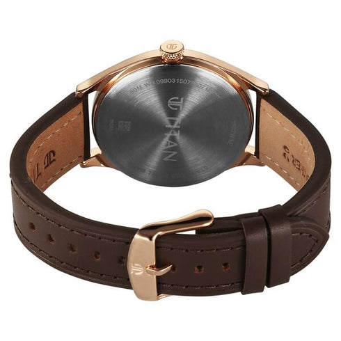 Titan Neo Basics Analog with Brown Dial Brown Leather Strap Watch for Men