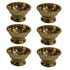 Brass Dessert Bowl 101g Pack of 6