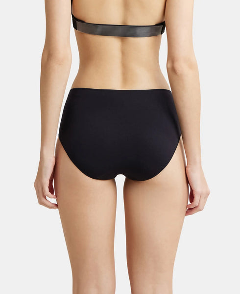 Jockey High Coverage Micro Modal Hipster With Ultrasoft Concealed Waistband | Black