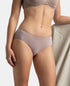Jockey High Coverage Micro Modal Hipster With Ultrasoft Concealed Waistband | Mocha & Anemone | Pack of 2