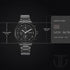 Titan Neo Black Dial Quartz Multifunction Stainless Steel Strap watch