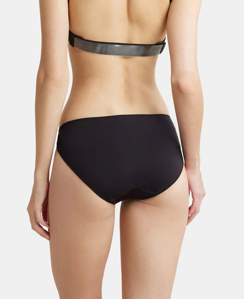 Jockey Medium Coverage Micro Modal Bikini With Concealed Waistband | Black